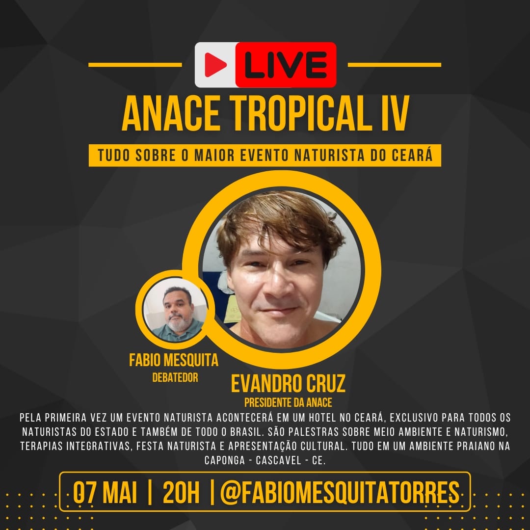 Live: Com Fabio Mesquita e o Presidente da Anace Evandro Cruz.