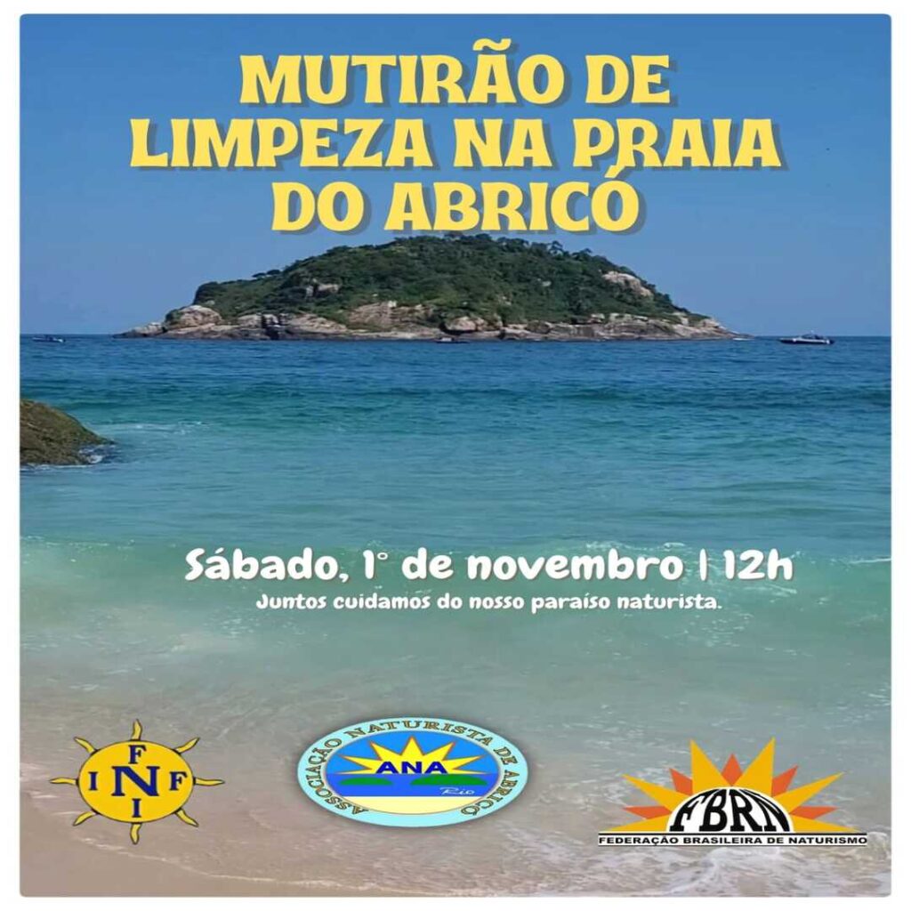 Mutirão de Limpeza na Praia do Abricó