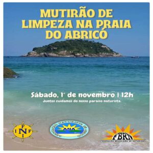 Mutirão de Limpeza na Praia do Abricó